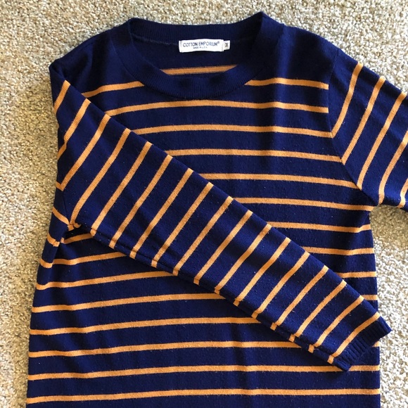 COTTON EMPORIUM striped sweater dress - Picture 2 of 3
